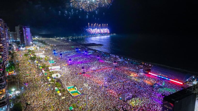 Réveillon 2026 de Fortaleza reuniu 1,5 milhão de p...