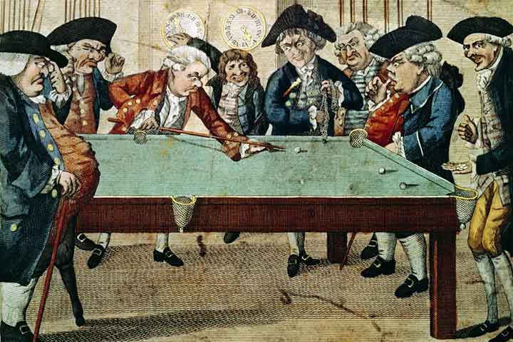 O nome sinuca vem do termo inglês snooker, que na época era usado para descrever cadetes inexperientes.