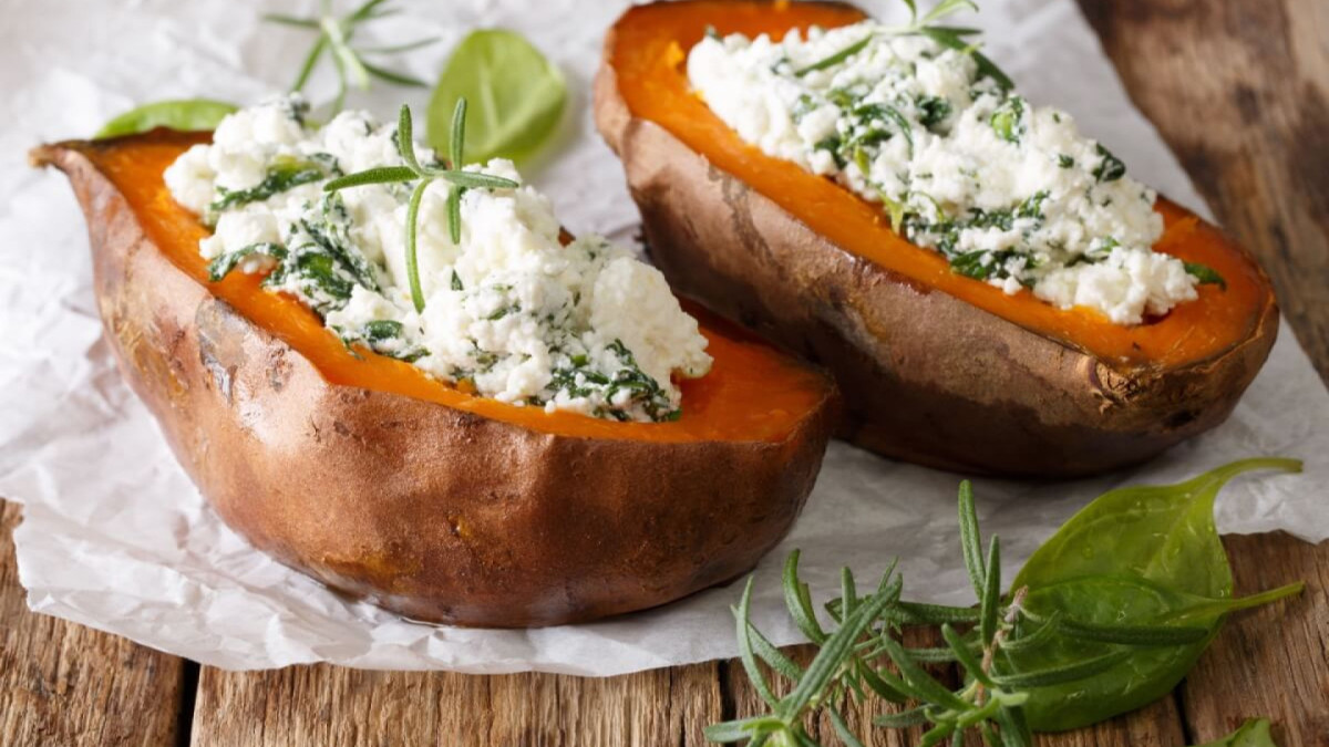 6 receitas proteicas com batata-doce