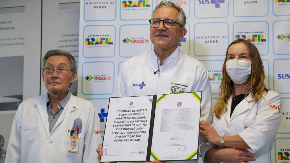 Minist&eacute;rio da Sa&uacute;de renova contrato com Rede Sarah e garante tratamento para 2 milh&otilde;es de pacientes do SUS