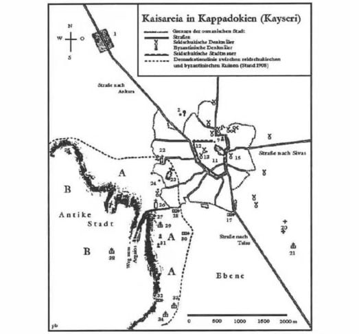 Especialistas da Prefeitura Metropolitana de Kayseri utilizaram mapas do século 19 e registros de historiadores e viajantes para localizar sítios arqueológicos perdidos.