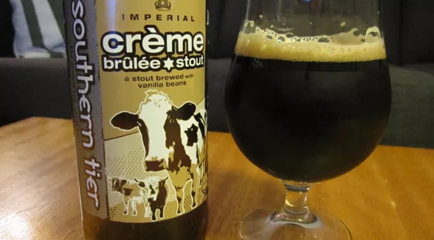 Cerveja de crème brulée- A cervejaria Southern Tier decidiu sofisticar a produção adicionando o sabor da sobremesa francesa.