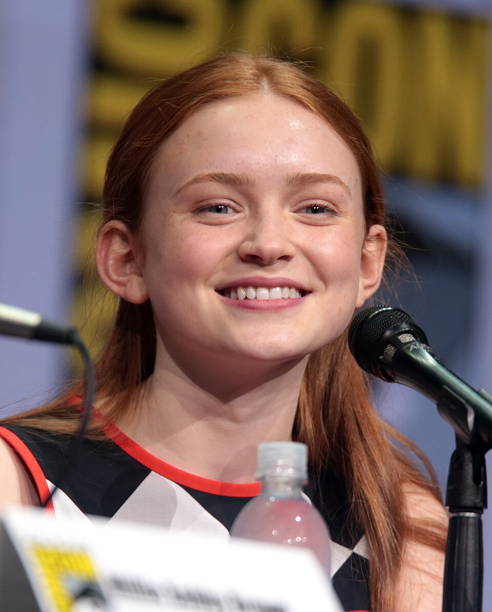 Sadie Sink – nascida em 16 de abril de 2002, no Texas, Estados Unidos, é famosa por suas participações em séries como Stranger Things.
