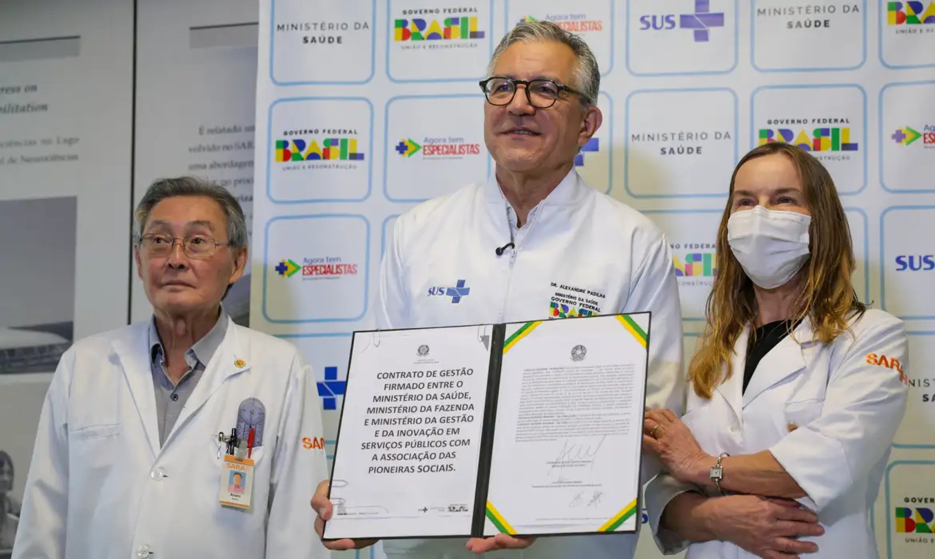 Minist&eacute;rio da Sa&uacute;de renova contrato com Rede Sarah e garante tratamento para 2 milh&otilde;es de pacientes do SUS (Foto: Fabio Rodrigues-Pozzebom / Ag&ecirc;ncia Brasil)