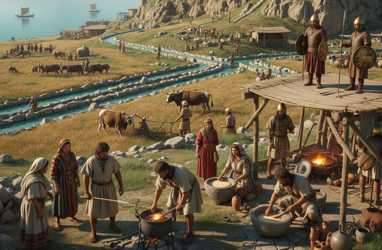 A civilização urartiana floresceu na região e deixou legado impressionante em inscrições, fortalezas e sistemas de irrigação que ainda podem ser vistos. Esse povo desenvolveu organização política e militar avançada, influenciando culturas vizinhas e moldando a história local. Estudar os urartianos faz com que pesquisadores compreendam a base da cidade e sua importância estratégica na Antiguidade. 