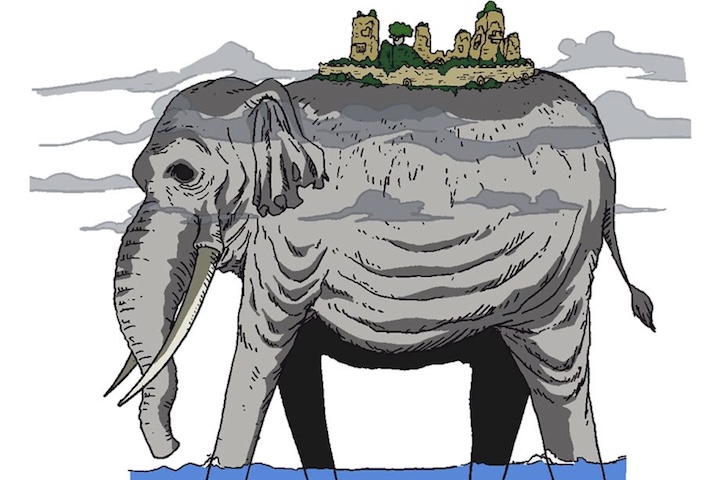 Muitos associam a formação a criaturas míticas ou até ao personagem Zunesha, o elefante gigante do mangá One Piece. 