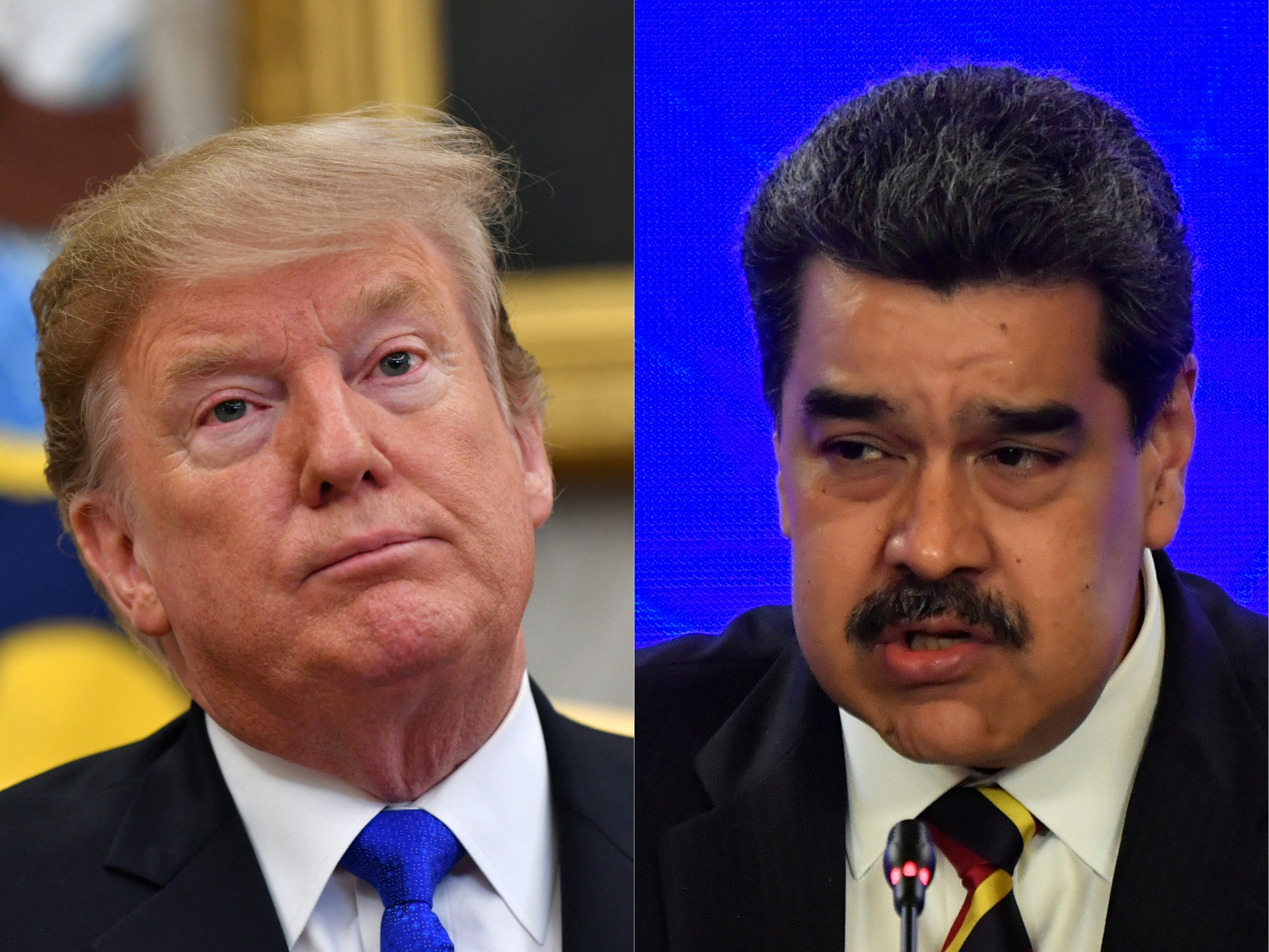 Trump x Maduro: O ataque dos Estados Unidos contra a Venezuela, a depender da dura&ccedil;&atilde;o e da intensidade do conflito, pode trazer impactos para economia brasileira (Foto: NICHOLAS KAMM / AFP)
