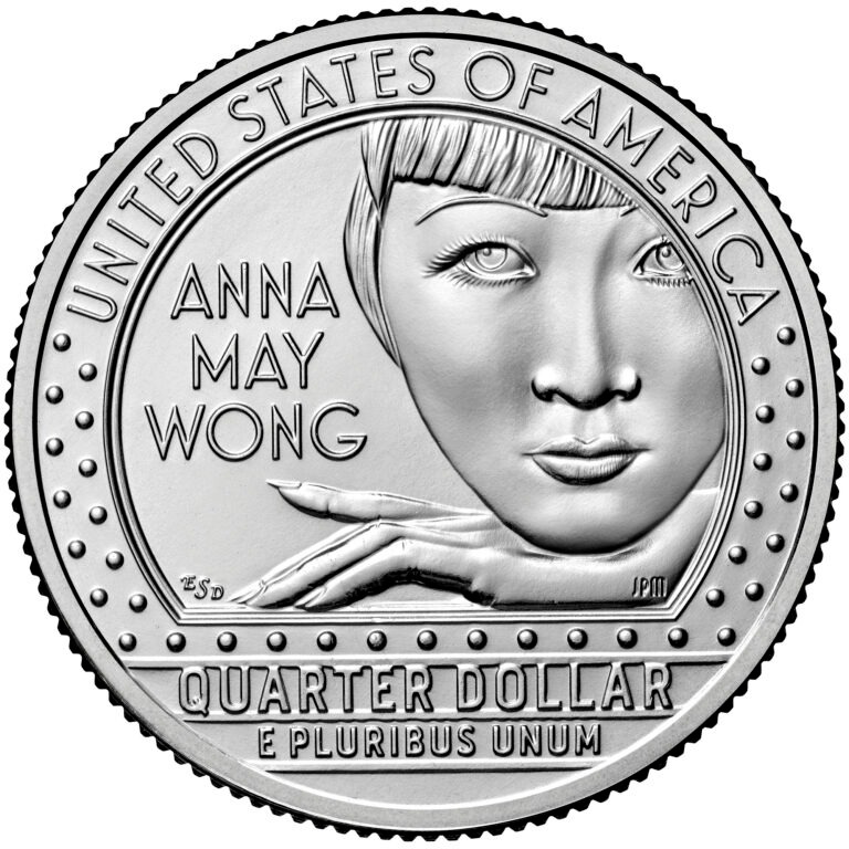 Em 25 de outubro de 2022 , as moedas receberam o rosto de Anna May Wong.