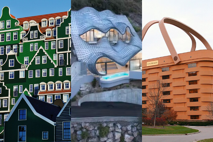 Alguns edifícios parecem contrariar a gravidade; outros lembram objetos, criaturas ou cenários de ficção científica. Confira a seguir 16 estruturas que são esquisitas, mas também fascinantes! 