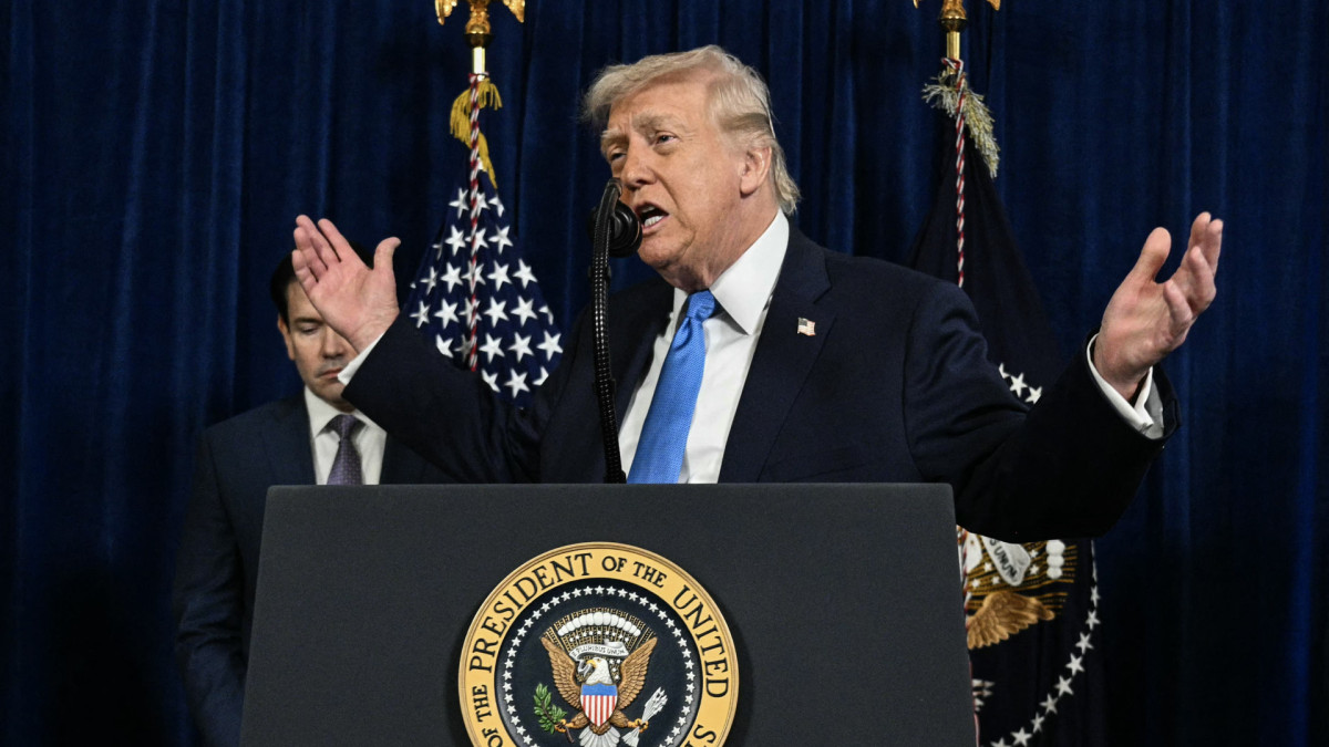 Trump em coletiva após operação militar na Venezuela