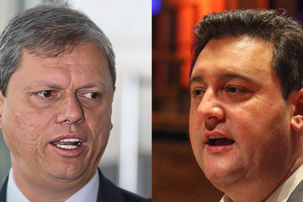 Governador de S&atilde;o Paulo, Tarc&iacute;sio de Freitas e Ratinho Junior, governador do Paran&aacute; (Foto: Fabio Rodrigues-Pozzebom e Rovena Rosa/Ag&ecirc;ncia Brasil)