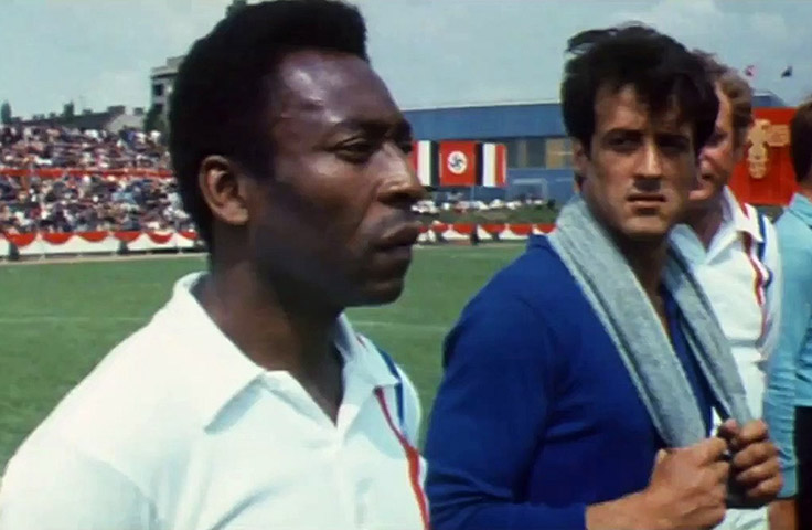 Uma das curiosidades da filmografia de Stallone é a atuação ao lado de Pelé, o Rei do Futebol, em Fuga para a Vitória (1981), de John Huston.