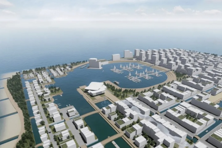 Outros projetos ambiciosos estão surgindo, como uma proposta de ilhas flutuantes no Mar Báltico, da empresa Blue21, que poderia abrigar 50 mil pessoas.