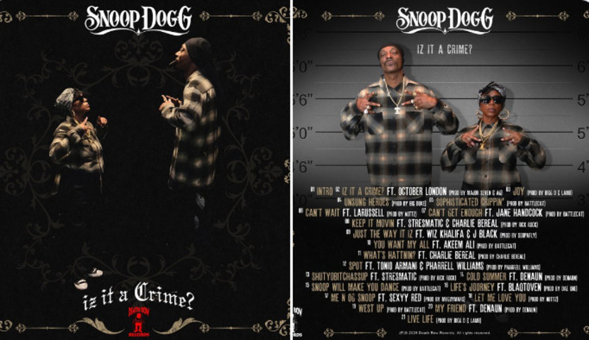 Em 15/5, Snoop Dogg lançou o seu novo álbum, “Iz It a Crime?”. O projeto pegou os fãs de surpresa, já que chegou pouco tempo depois de o artista lançar ‘Altar Call”, disco gospel dedicado à sua mãe, morta em outubro de 2021. 
