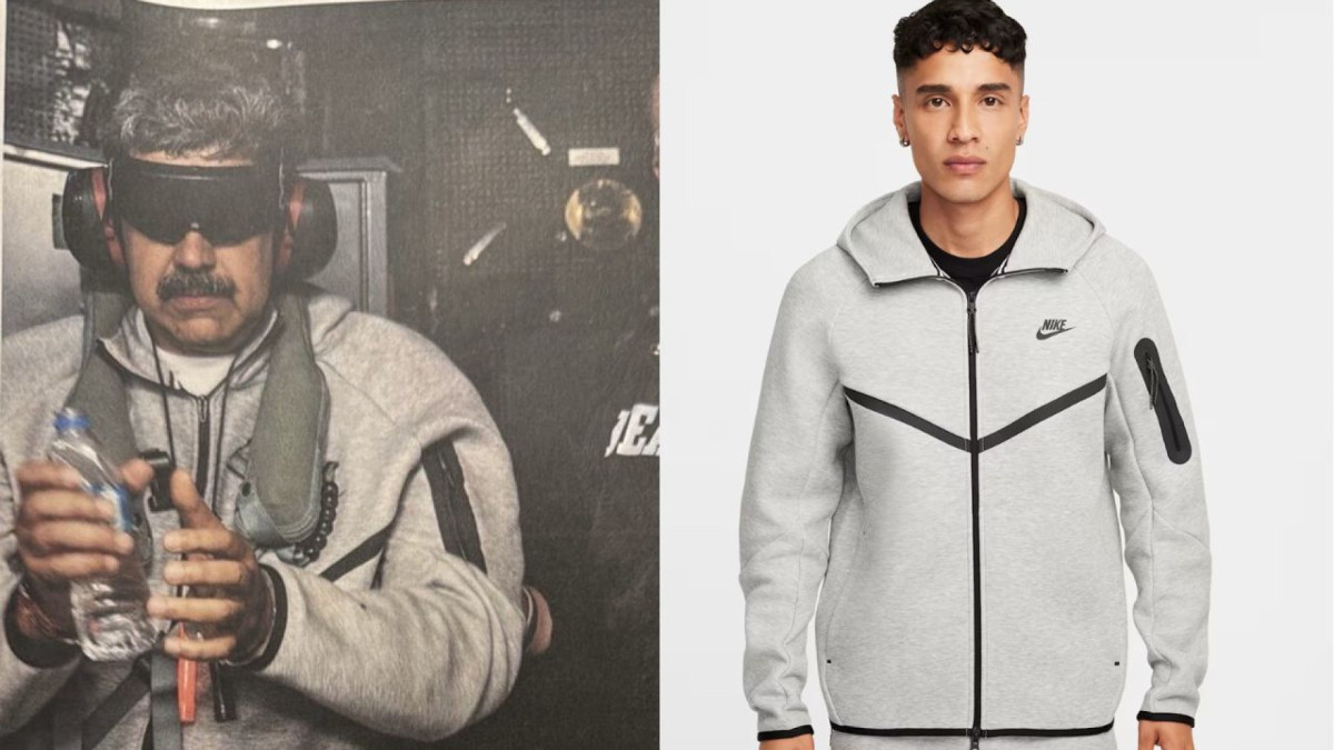 Conjunto da Nike usado por Nicolás Maduro virou alvo de comentários nas redes sociais após captura do venezuelano