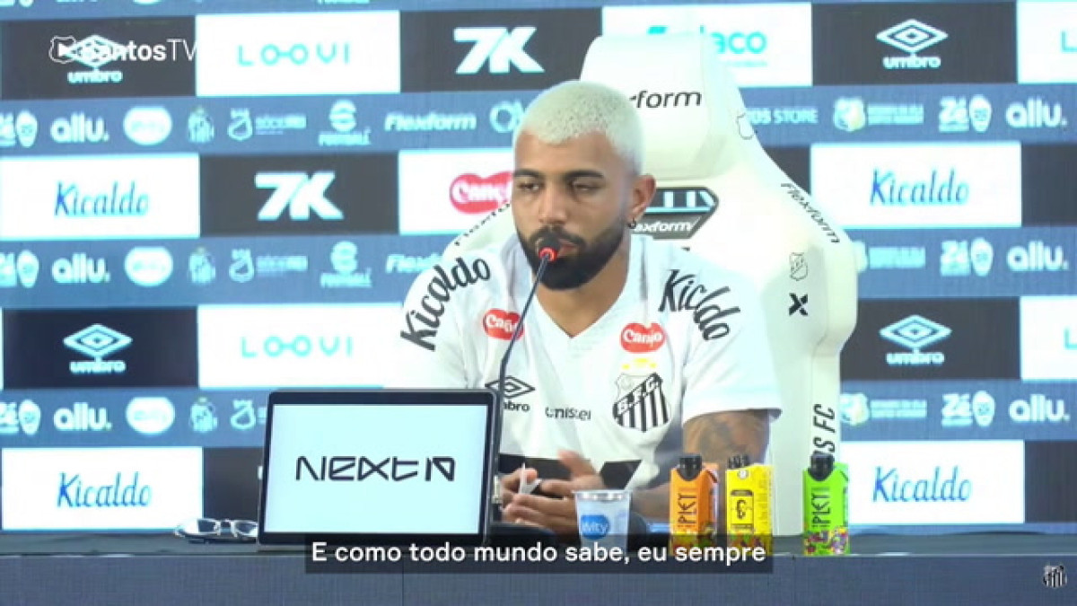 Gabriel Barbosa no retorno ao Santos: 'Eu sempre quis voltar'