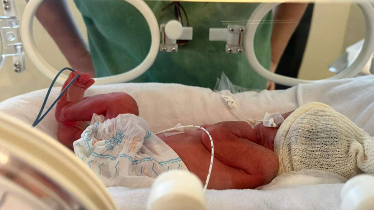 Maria Heloísa foi a primeira criança a nascer no ano, às 0h40 do dia 1º de janeiro