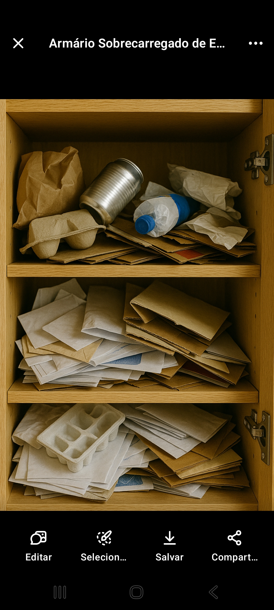 Guardar objetos inúteis, como embalagens e papéis velhos, costuma estar relacionado ao apego emocional e ao medo de precisar deles no futuro.