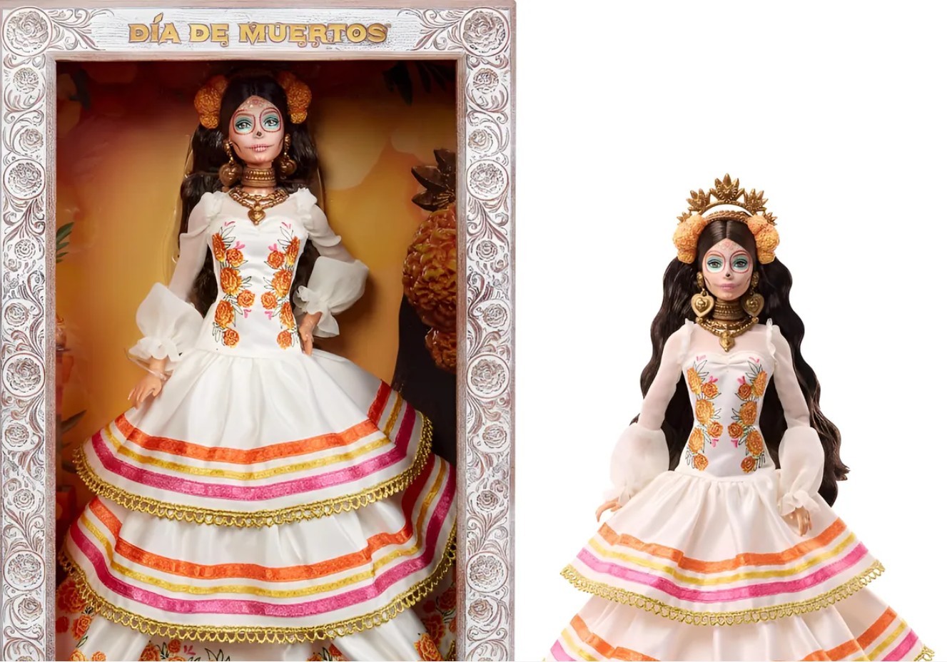 Barbie Dia dos Mortos – Edição comemorativa anual inspirada na celebração mexicana do Día de los Muertos, reconhecida pela UNESCO como Patrimônio Cultural Imaterial da Humanidade. A boneca celebra o evento cultural e integra a linha Barbie Signature.
