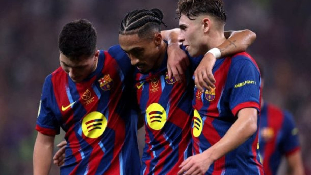 Com atuação dominante, Barça goleia na Arábia Saudita e espera vencedor de Atlético de Madrid x Real Madrid