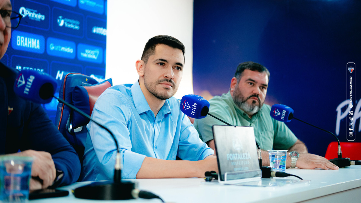 Pedro Martins, novo CEO da SAF do Fortaleza, foi apresentado oficialmente no clube