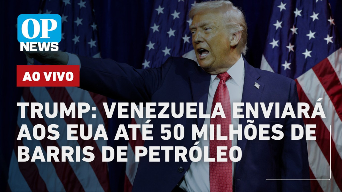 Trump informa que 50 milhões de barris de petróleo venezuelano devem ser enviados aos EUA