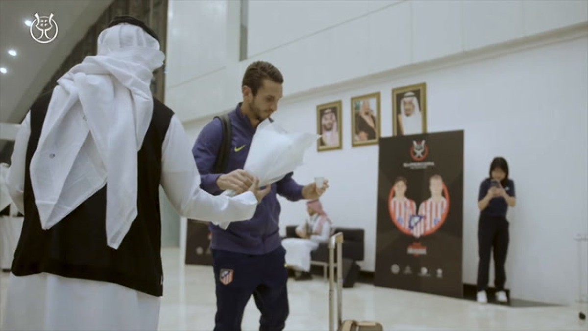 Atleti inicia campanha na Supercopa em Jeddah