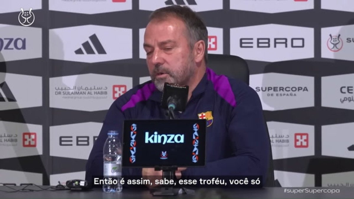 Hansi Flick sobre a Supercopa: “O caminho mais curto para um troféu”
