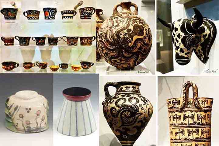 Mino, Japão - Província  famosa por sua cerâmica esmaltada e técnica de produção de potes e utensílios. Com uma história de mais de 1.300 anos, Mino continua sendo uma das maiores regiões produtoras de cerâmica no Japão devido ao seu controle de qualidade e técnicas refinadas.
