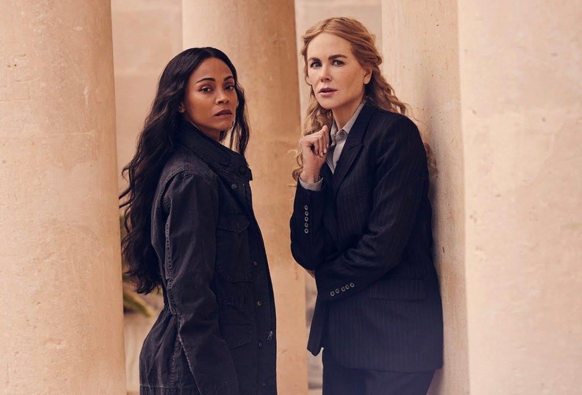 A atriz Zoe Saldaña integra o elenco e a produção executiva da série Operação Lioness, da Paramount+ lançada em 2023, inspirada em um programa real do governo dos EUA. Ela interpreta Joe McNamara, uma agente da CIA que lidera a unidade Lioness em missões de infiltração e antiterrorismo, focadas em inteligência e segurança internacional.
