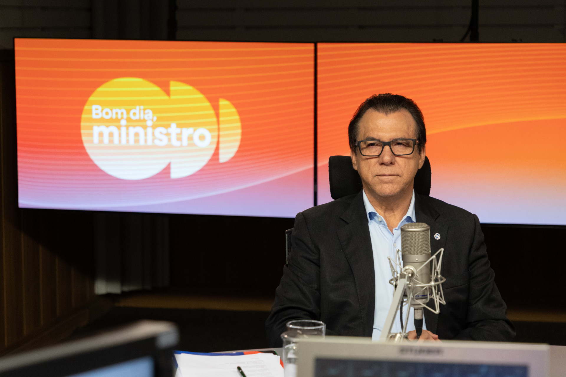 ￼MINISTRO do Trabalho e Emprego, Luiz Marinho, participou do programa Bom dia Ministro na EBC, em Brasília/DF (Foto: Vitor Vasconcelos / Secom-PR)