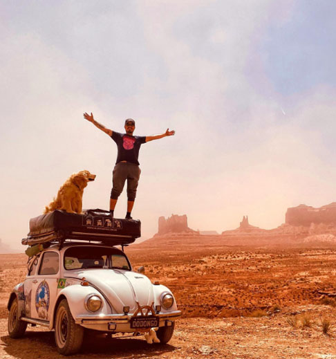 Jesse e Shurastey iniciaram a viagem em 2017. Saíram de Balneário Camboriú (SC) e, na primeira etapa da jornada, seguiram em direção a Ushuaia (Argentina). Depois, percorreram o Brasil e seguiram até os Estados Unidos. O objetivo era chegar ao Alasca, e o acidente aconteceu na reta final do percurso.
