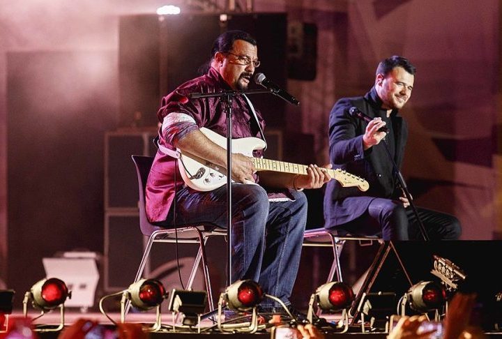 Além de sua carreira no cinema, Seagal também é músico, sendo cantor e guitarrista. Ele chegou a lançar dois álbuns: Songs from the Crystal Cave, de 2005, e Mojo Priest, de 2006.