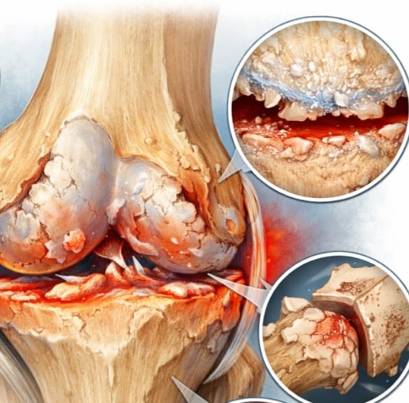 A artrose, também chamada de osteoartrose ou osteoartrite, é uma doença degenerativa caracterizada pelo desgaste das cartilagens que protegem as articulações, o que aumenta o atrito entre os ossos e provoca dor, inflamação, deformações e limitação dos movimentos. 
