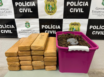 Toda maconha foi apreendida pela polícia 