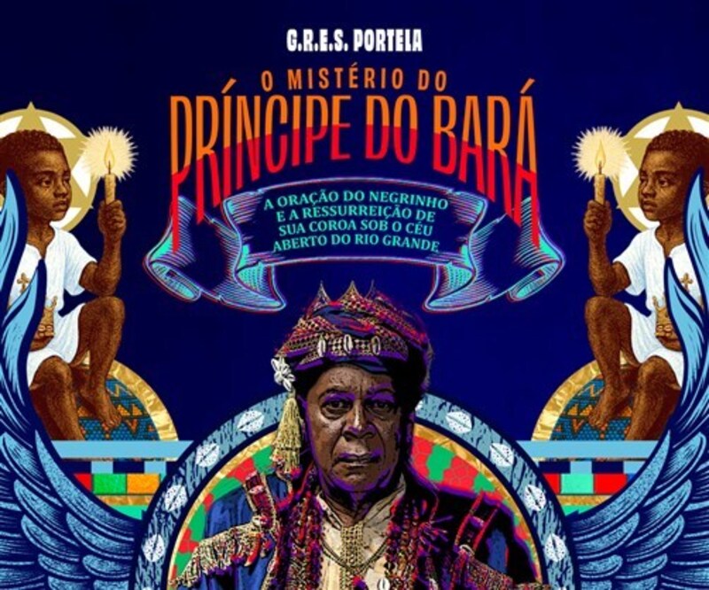 A Portela trará o enredo O Mistério do Príncipe do Bará. Assim, a centenária fará um tributo a Custódio Joaquim de Almeida, o Príncipe Custódio, figura originária do Benin que chegou ao Brasil no século XIX e se tornou um dos pilares da cultura afro-gaúcha.