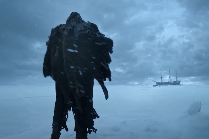 Por fim, a desolação do Ártico foi recriada em Toronto, no Canadá, com o auxílio de efeitos visuais.