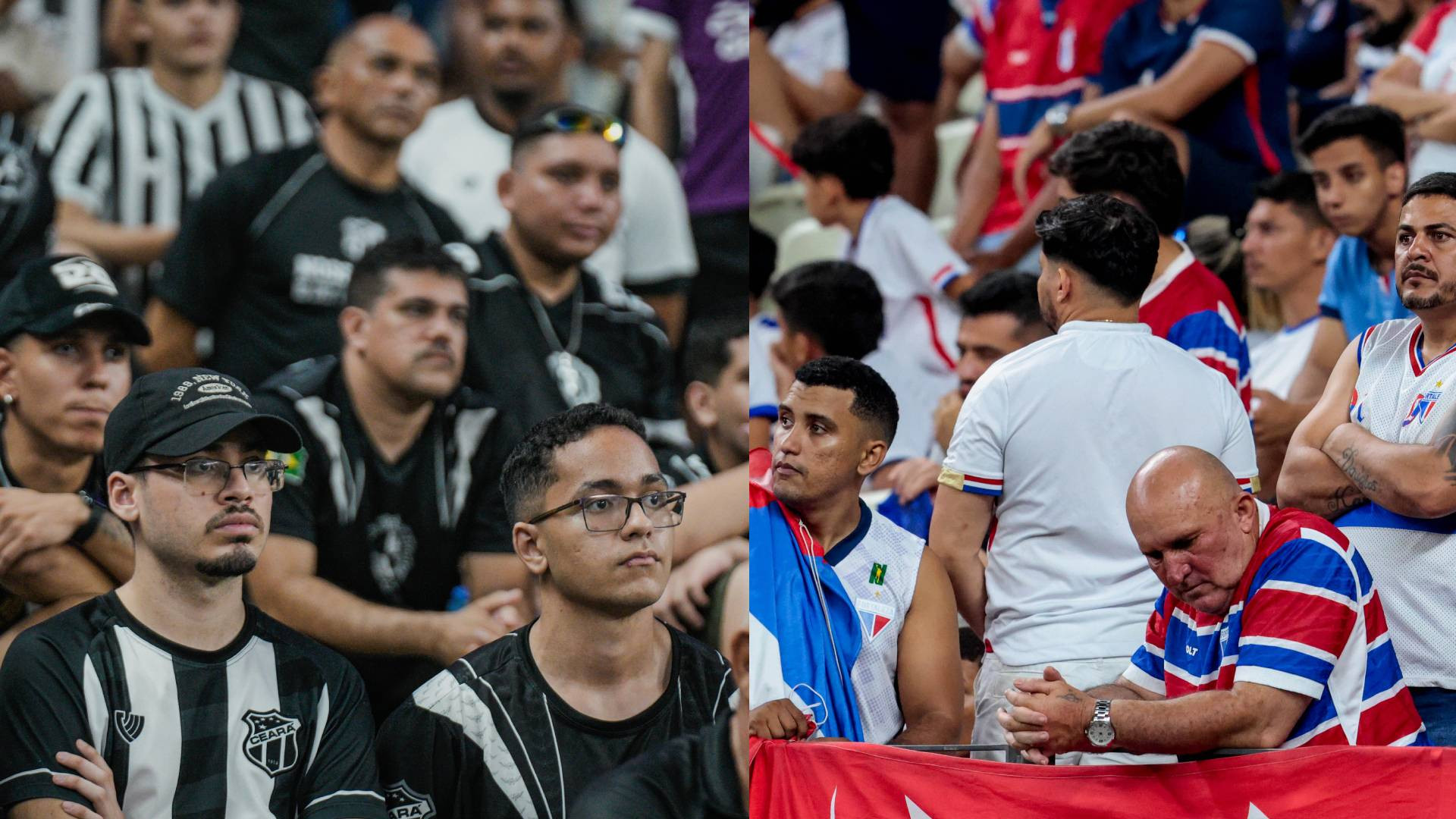 Torcida de Ceará e Fortaleza têm papel fundamental em 2026 (Foto: Fernanda Barros e Samuel Setubal)