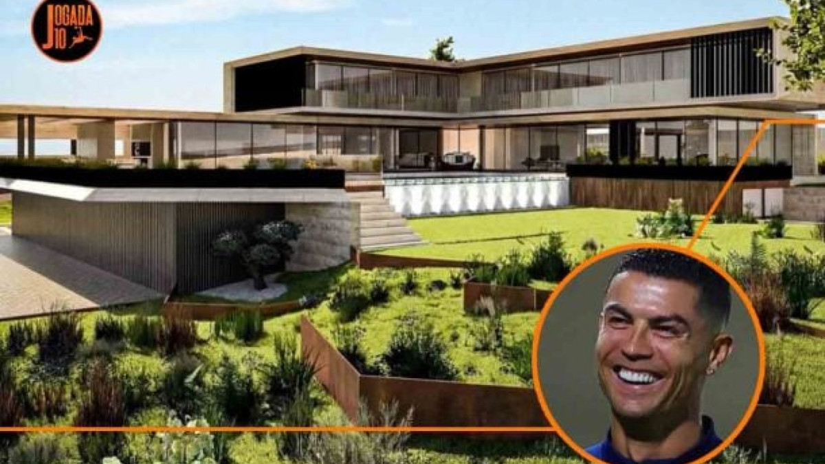 Casa de 3 mil metros quadrados em Cascais tem itens exclusivos de luxo e deve receber o jogador ao fim da carreira 