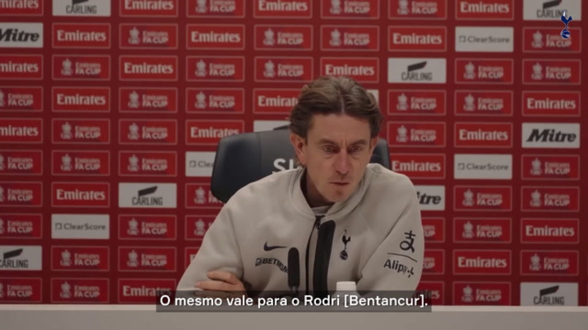 Frank atualiza situação de Bentancur e Kulusevski antes de enfrentar o Villa