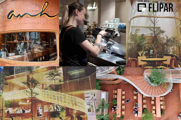 Anh Coffee Roastery é uma marca relativamente nova no mercado de café do Vietnã, ainda sem uma identidade de design. Com uma boa localização no centro de Saigon, uma ampla fachada, e um grande recuo da edificação existente, os arquitetos do Red5 têm a possibilidade de criar boas ideias para o projeto.