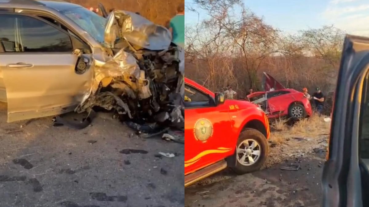 Acidente aconteceu em um trecho da BR-020 no município de Canindé