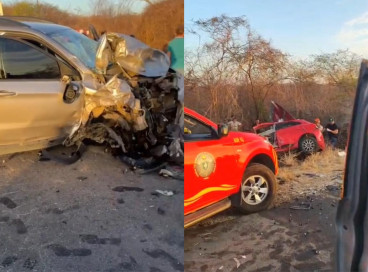 Acidente aconteceu em um trecho da BR-020 no munic&iacute;pio de Canind&eacute; 