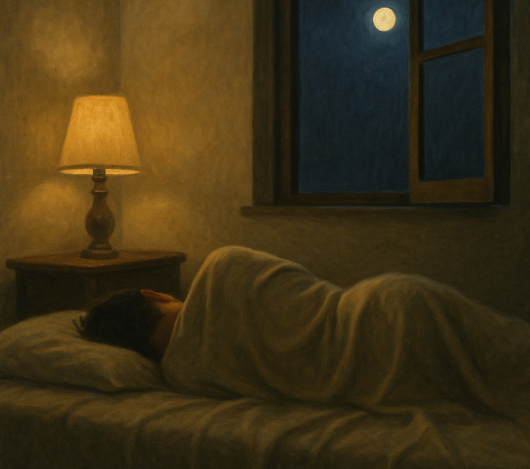 Outra alternativa é substituir a TV por um abajur de luz quente e indireta. Esse tipo de iluminação interfere menos no ritmo biológico.