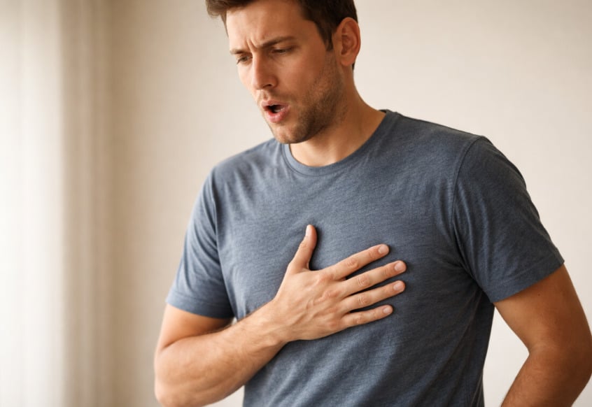 O soluço é uma contração involuntária e repetida do diafragma, músculo essencial para a respiração. Esse movimento provoca o fechamento rápido da glote, gerando o som característico.