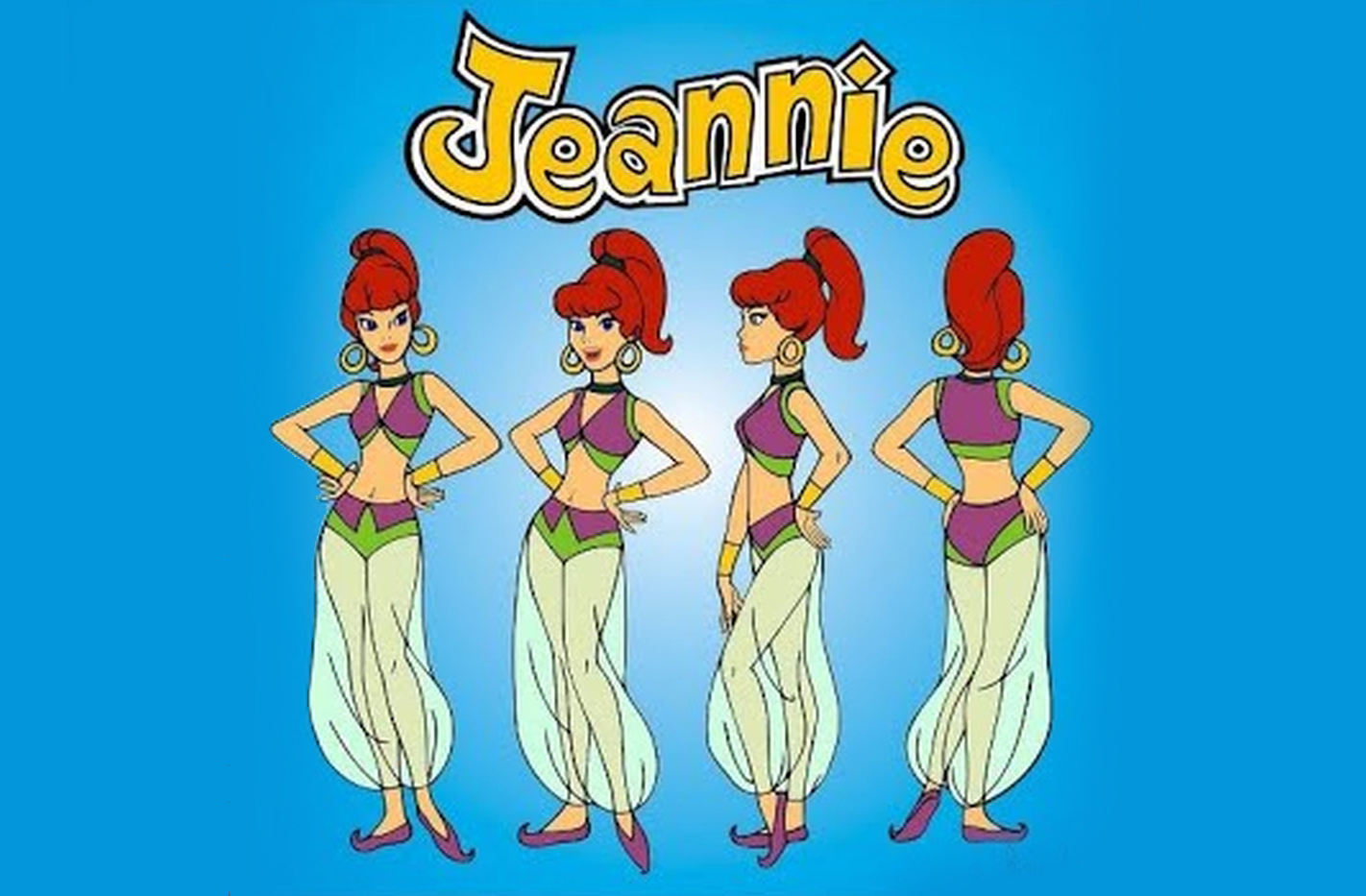 A Hanna-Barbera Productions criou uma versão animada inspirada em Jeannie, ampliando o alcance da personagem para o público infantil. A transmissão se deu entre 1973 e 1975.