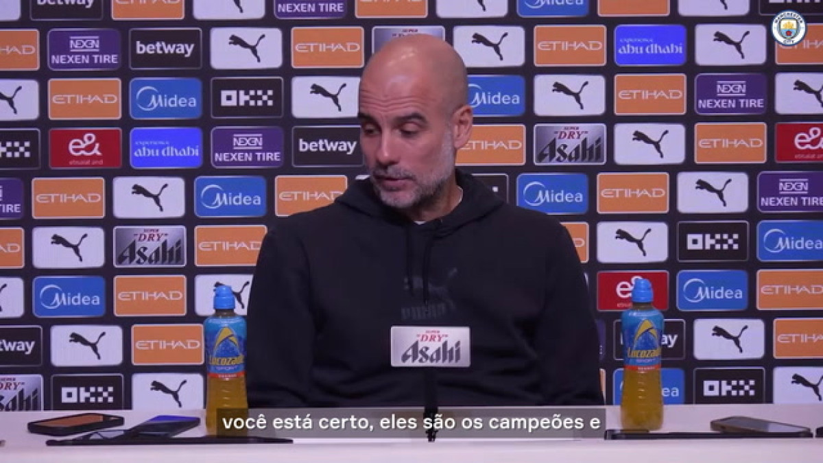 Guardiola projeta duelo contra o Newcastle na Carabao Cup