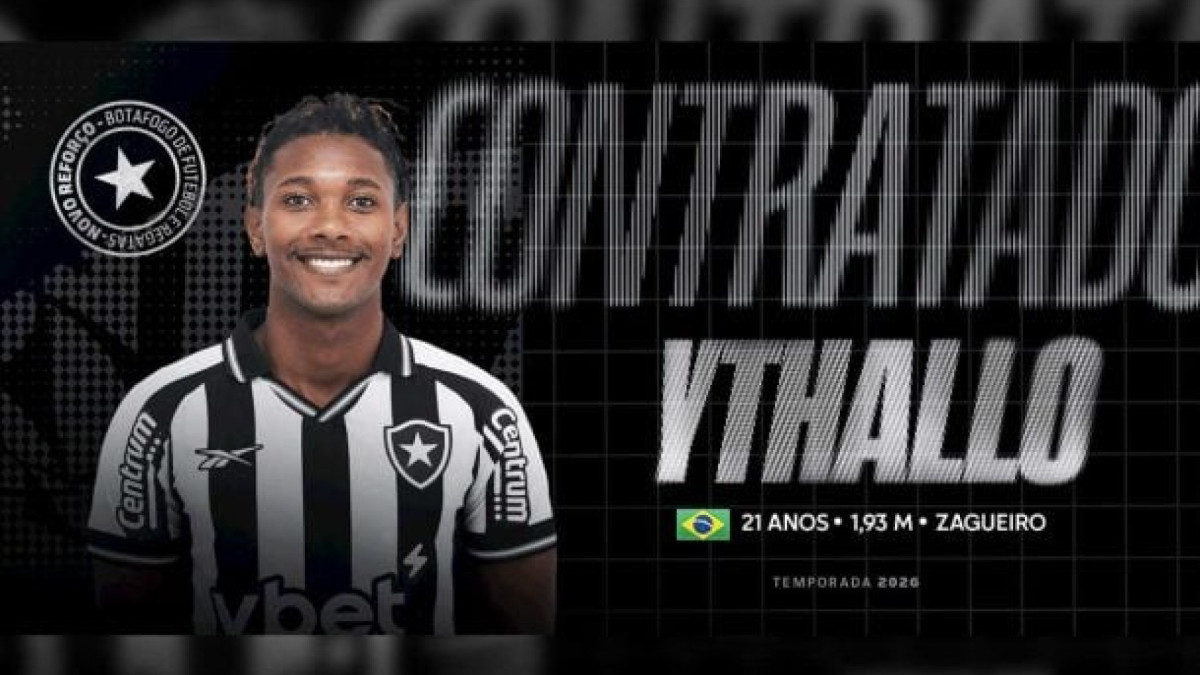 Defensor de 21 anos chega sem custos após deixar o time B do Toronto FC (CAN), sendo a terceira contratação do Fogão para 2026