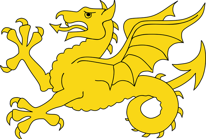 Dessa forma, estava sendo inaugurada a Dinastia da Normandia, após a Dinastia de Wessex (927 até 1013), Dinastia de Knýtlinga (1013 até 1014), outra Dinastia de Wessex (1014-1016), outra Dinastia de  Knýtlinga (1016-1042) e a terceira de Wessex (1042-1066). Na foto, o brasão da Dinastia de Wessex.