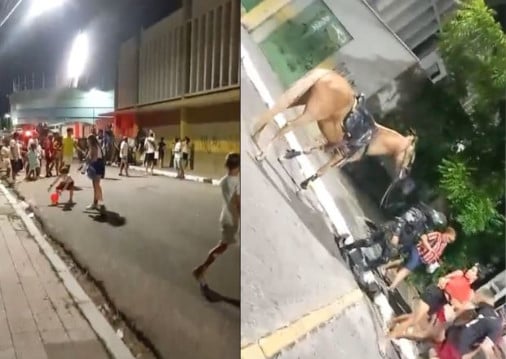 Torcedores do Ferroviário foram agredidos na saída do Presidente Vargas após o Clássico das Cores